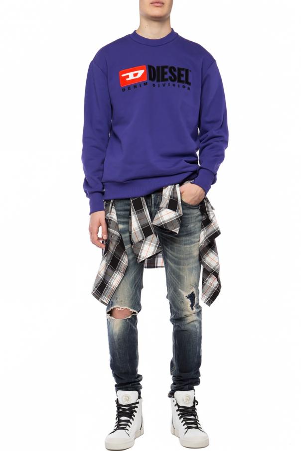 Diesel s crew division sweatshirt best sale